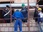 I carabinieri in cantiere