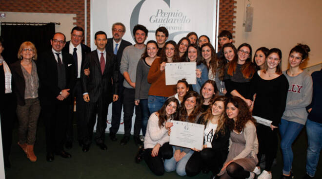 La vincitrice, classe 4°FL del liceo classico “Alighieri” di Ravenna (foto Corelli)