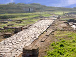 Uno scorcio della strada basolata dell’antico porto di Classe