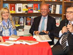 Nella foto un momento della presentazione con il vicesindaco Mingozzi, i due autori e Cavalli