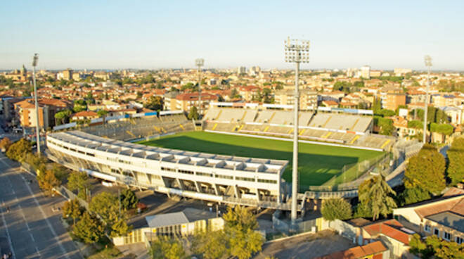 Lo stadio Benelli di Ravenna