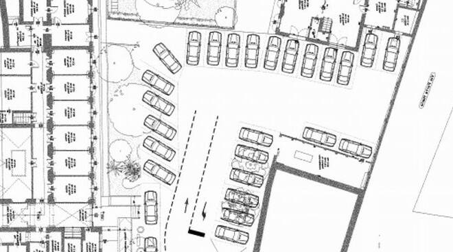 il progetto di parcheggio nell'ex caserma