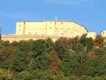 La fortezza di San Leo che domina dall'alto il borgo medievale del Montefeltro