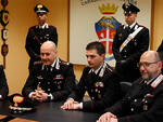 La conferenza stampa di oggi al comando provinciale dei Carabinieri