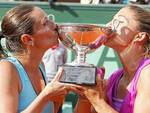 Sara Errani (a destra) e Roberta Vinci il giorno del trionfo al Roland Garros 2012
