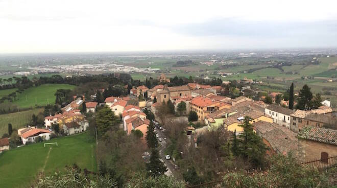 Una panoramica di Bertinoro