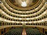 L'interno del Teatro comunale di Cesenatico, che venne solennemente inaugurato l’11 luglio 1865