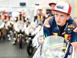 Kevin Zannoni, 16 anni, impegnato nel  Campionato Italiano Moto 3 e nella Red Bull Rookies Cup