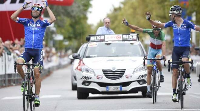 La vittoria di Diego Ulissi nell'edizione 2015 del Memorial Marco Pantani