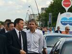 Matteo Renzi qui a Rimini con il sindaco Andrea Gnassi prima delle ultime elezioni amministrative (foto archivio Migliorini)