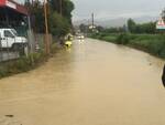 Un'immagine del Rio Donegaglia esondato nel pomeriggio di mercoledì