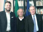 Nela foto, da sx.: Rudy Gatta, Valeriano Solaroli e Guglielmo Russo