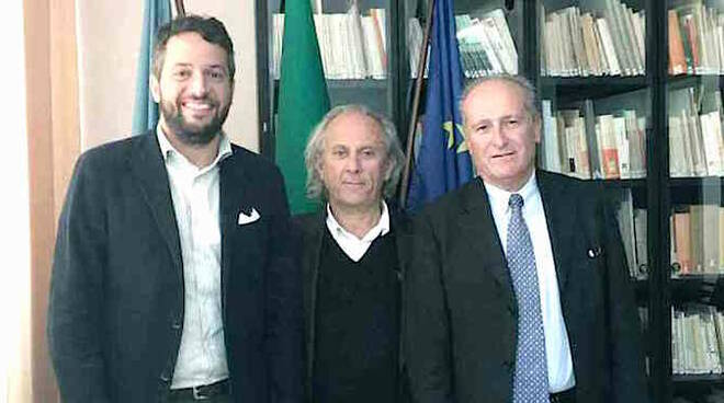Nela foto, da sx.: Rudy Gatta, Valeriano Solaroli e Guglielmo Russo