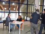 la troupe del TG3 nazionale intervista Gabriele Corzani, presidente del gruppo Around Sport