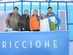 Da sx lo staff di Riccione Terme, Cristian Gasperi, Luciano Rizzi e Claudio Maontanari