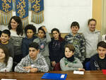 Foto di gruppo della Consulta dei ragazzi di Massa Lombarda