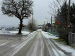 La neve nella colline di Rimini