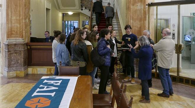 Gli studenti Apprendisti Ciceroni riminesi che da sabato 25 marzo condurranno cittadini e turisti alle visite gratuite