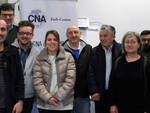 La nuova presidenza di CNA Alimentare con Sergio Ceccarelli (quarto da sinistra)
