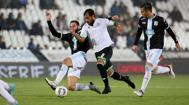 Un'immagine della partita di andata Cesena-Entella (immagine dal sito ufficiale del Cesena)