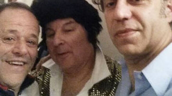 Giannantonio Mingozzi vestito da Elvis
