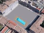 La posizione della piscina in piazza Kennedy a Ravenna
