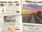 A destra, l'inserto "Il Bello dell'Italia" del Corriere della Sera che parla di Ravenna