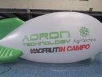 Il dirigibile "Macfrut in campo"