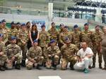 Il gruppo dei militari che ha effettuato la donazione di sangue all'ospedale Morgagni - Pierantoni di Forlì