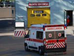 L'ingresso del Pronto Soccorso dell'ospedale Bufalini di Cesena (foto d'archivio)