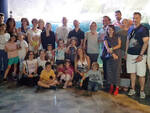 Un gruppo di albergatori con famiglie in visita all’Acquario di Cattolica