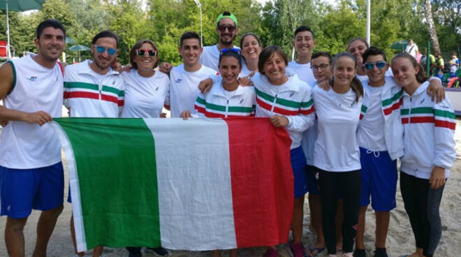 La formazione italiana di beach volley