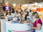 Lo stand della Regione Emilia Romagna nella passata edizione del Meeting alla Fiera di Rimini