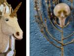 Due opere esposte: Bravura, Unicorno; Wild, L'albero della vita