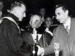 Enrico Mattei con Aldo Moro