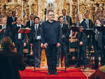 Il Maestro Alessandrini e il gruppo del Concerto Italiano