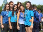 Le giovani atlete romagnole che difendono i colori del team reggiano Self Montanari Gruzza