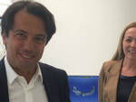 Fabio Fusconi e la moglie Monica Pezzi