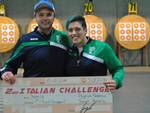 Federico Pagnoni e Marcella Tonioli, qui vincitori dell'Italian Challenge del 2016 con l'assegno del 1° posto