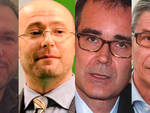 Quattro possibili candidati di cui si parla: Pietro Vandini (M5S), Alberto Pagani (PD), Massimiliano Alberghini (LN) e Vasco Errani (LeU)