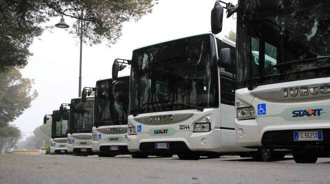 I nuovi bus Start Romagna (foto d'archivio)