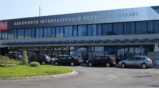 L'Aeroporto internazionale di Rimini e San Marino "Federico Fellini" (immagine d'archivio)