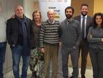 Nella foto la giuria di Coopstartup Romagna riunita presso la sede di Forlì di Legacoop Romagna