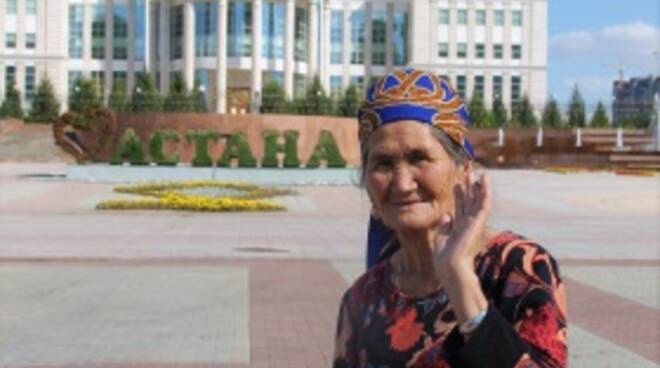 Uno scatto di Gregori ad Astana nel Kazakhstan