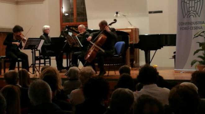 La serata è stata dedicata all'ascolto delle ultime sinfonie scritte da Mozart