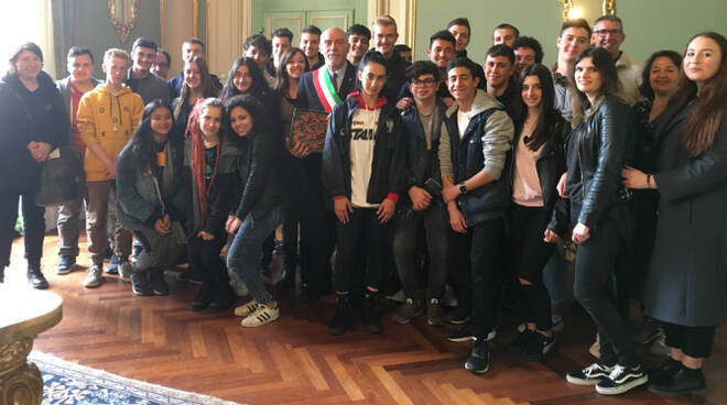 Gli studenti australiani al Palazzo Comunale di Cesena