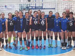 Il gruppo delle due squadre finaliste dell'Under 18 femminile