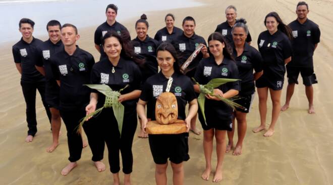 Il gruppo Maori Ki-O-Rahi Akatonga Iho