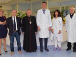 Monsignor Corazza in visita all'ospedale "Morgagni-Pierantonio" di Forlì