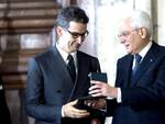 Federico Marchetti con Sergio Mattarella